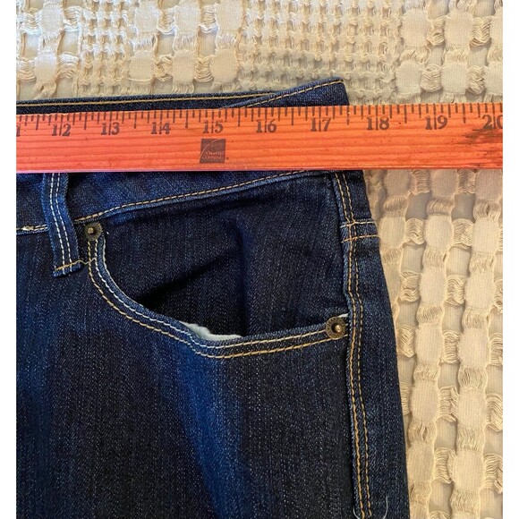 Faded Glory Womens Dark Denim Plus Size 14 Western Jeans Cowgirl Rodeo - Picture 8 of 11